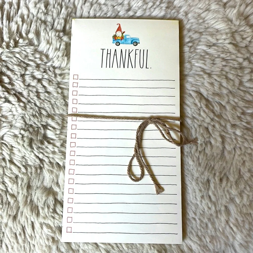 RAE Dunn notepad